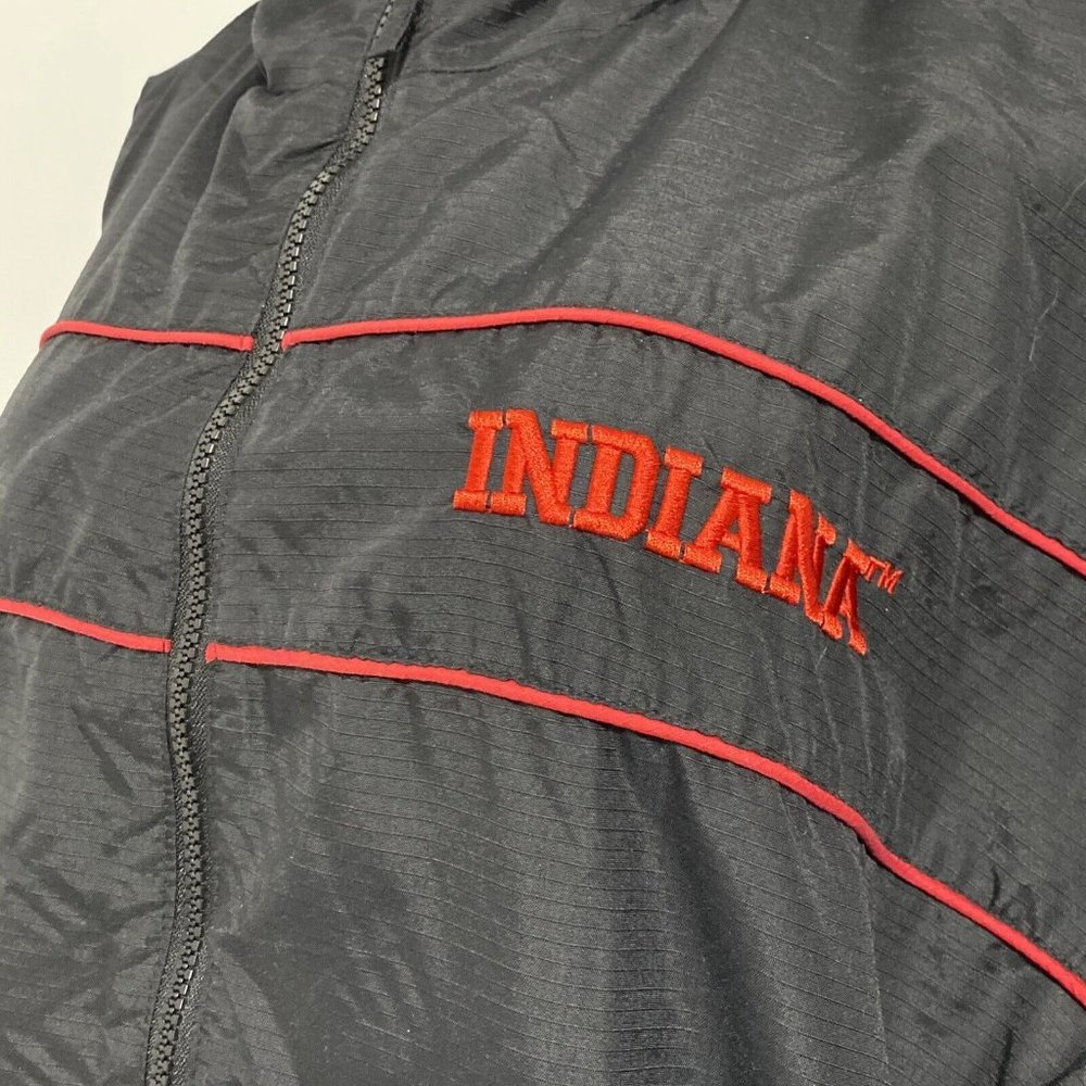 Vintage IU Indiana Hoosiers Team Starter Jacket Winter Coat Adult Mens Womens XL - Picture 7 of 12
